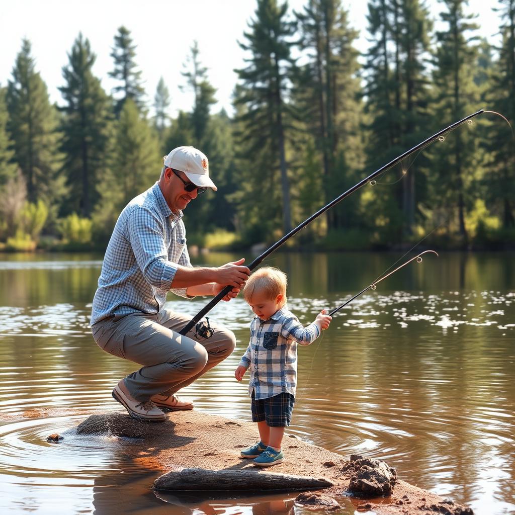 Family Pond Casting